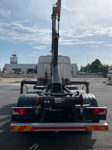 Crane truck Scania P340 P340 XT Atlas 96.3E - A3L laadkraan + VDL ...