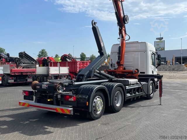 Crane truck Scania P340 P340 XT Atlas 96.3E - A3L laadkraan + VDL ...