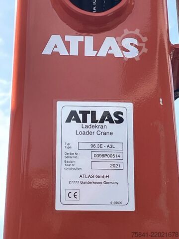 Crane truck Scania P340 P340 XT Atlas 96.3E - A3L laadkraan + VDL ...