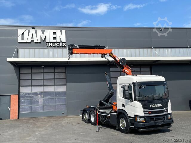 Kranwagen Scania P340 P340 XT Atlas 96.3E - A3L laadkraan + VDL ...