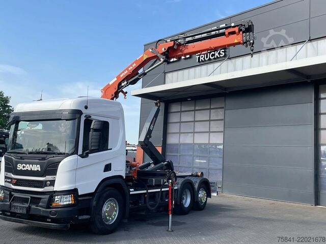 Kranwagen Scania P340 P340 XT Atlas 96.3E - A3L laadkraan + VDL ...