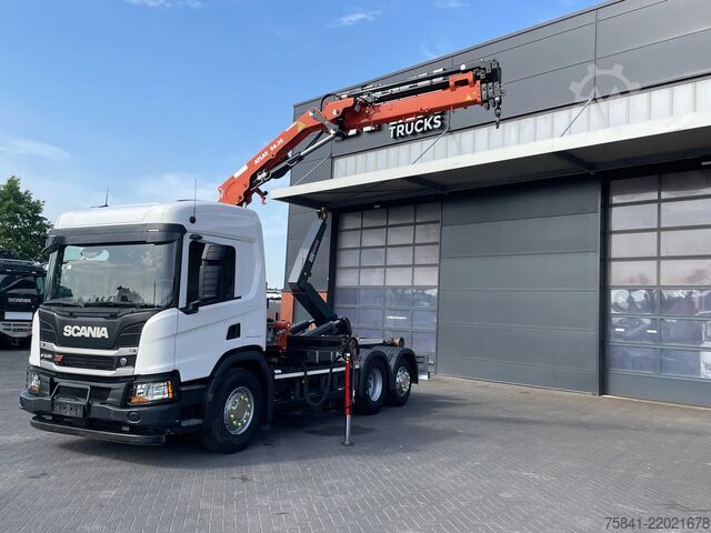 Kranwagen Scania P340 P340 XT Atlas 96.3E - A3L laadkraan + VDL ...
