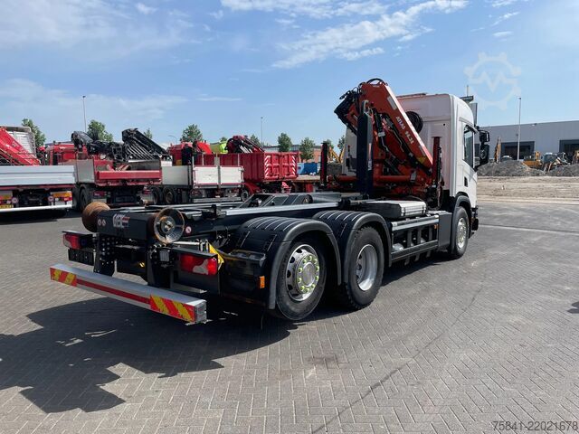 Kranwagen Scania P340 P340 XT Atlas 96.3E - A3L laadkraan + VDL ...