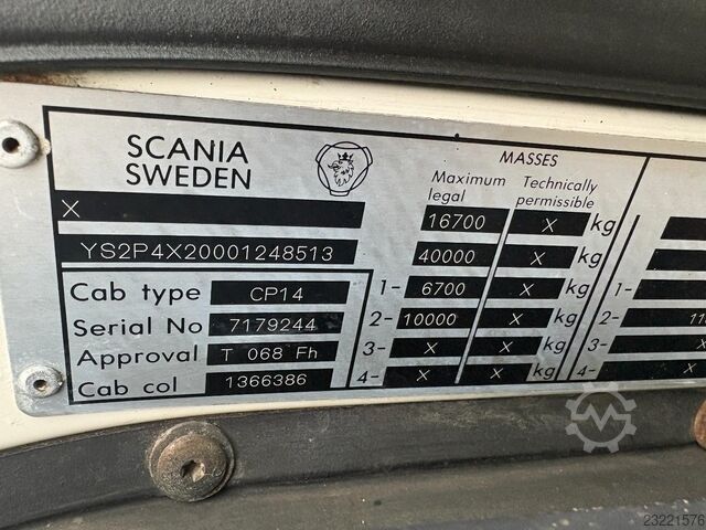 Scania 94 G + Loadlift + Manual + Euro 2 TR2116 Scania 94 G + LOADLIFT + MANUAL + EURO 2