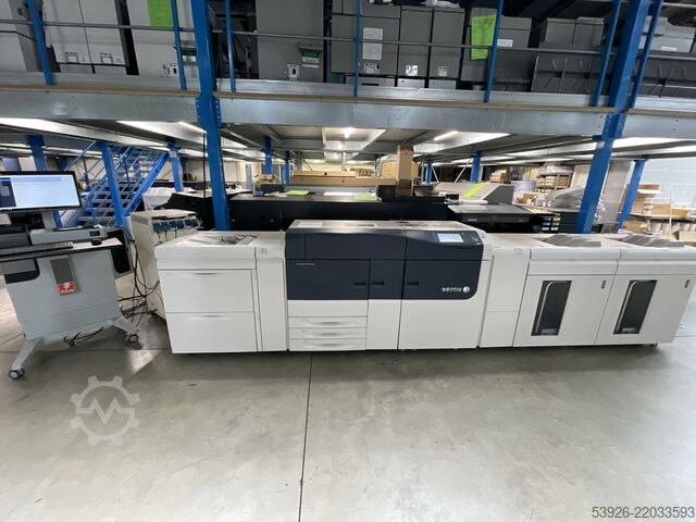 Digital print machine Xerox Versant 3100 incl. Fiery, paper deck, 2x stacker