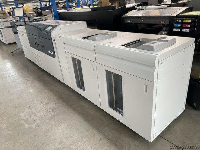 Digital print machine Xerox Versant 3100 incl. Fiery, paper deck, 2x stacker