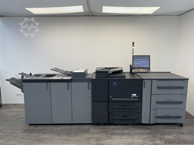 Digital print machine Konica Minolta AccurioPress 6120 incl. finisher, paper deck