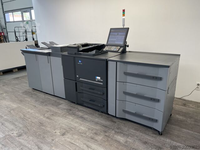 Digital print machine Konica Minolta AccurioPress 6120 incl. finisher, paper deck