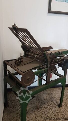 Antique Machine folding machine Brehmer 1/504
