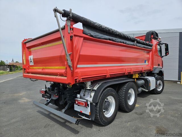 Three-sided tipper truck Mercedes-Benz Arocs 2658 LK 6x4 Bordmatik