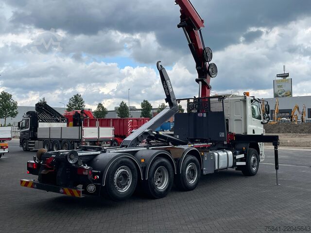 Crane truck DAF CF 85.480 CF 85.480 8x2 Haakarm + HMF 2320K5-RCS
