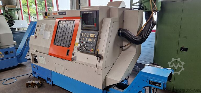CNC turning and milling center Mazak 1. Hand nur Einzelteile SQT-15M