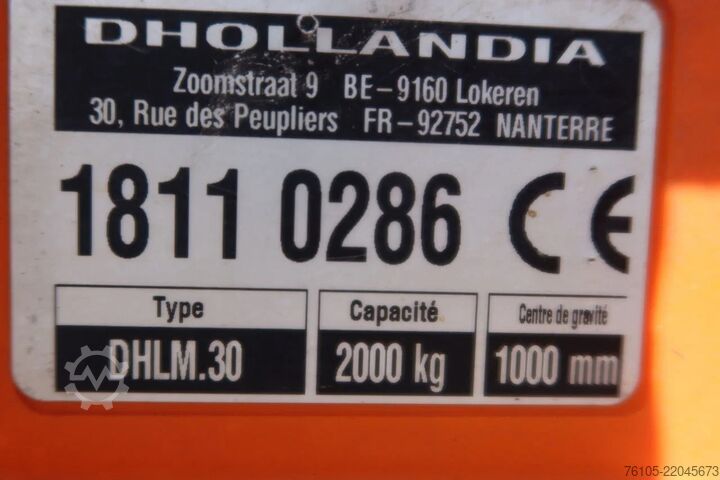 Box body MAN TGL 12.250 Bakwagen + Laadklep DHollandia 2000 kg