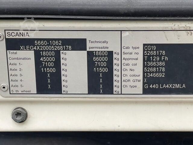 Scania G440 Kühlverzögerung, EURO 5, Kühlschrank MVI2232 Scania G440  Retarder,  EURO 5, Frigo