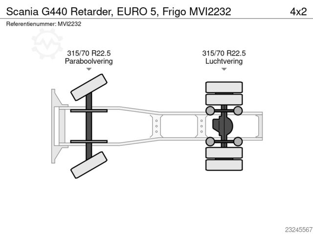 Scania G440 Kühlverzögerung, EURO 5, Kühlschrank MVI2232 Scania G440  Retarder,  EURO 5, Frigo