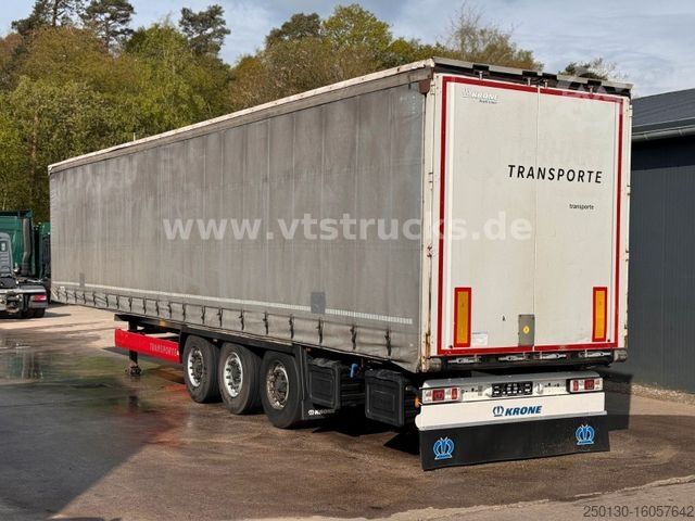 Open semitrailer with tarp KRONE SD Pritsche + Plane Edscha-Verdeck