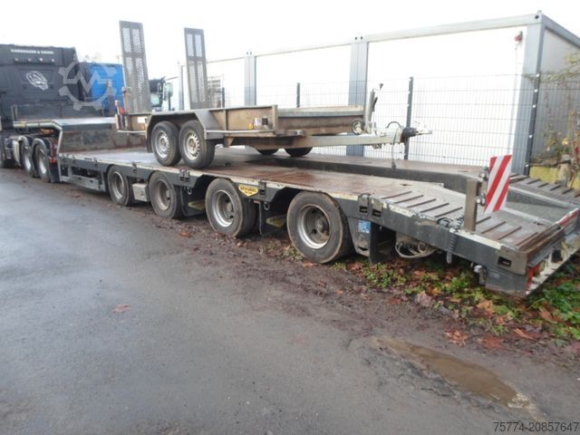 Tieflader-Sattelauflieger BROSHUIS 4 AOU-23-48 SL/ TELE 3000 mm ausziehbar !