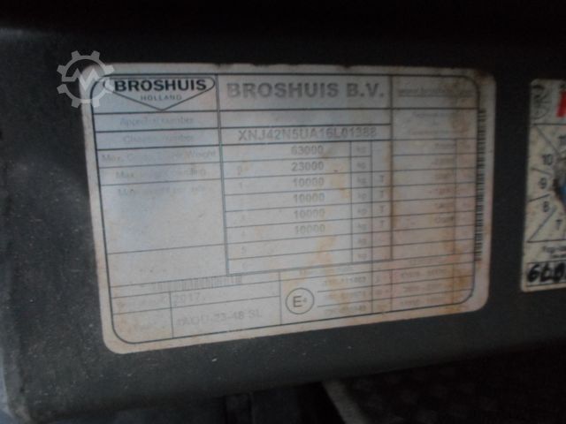 Tieflader-Sattelauflieger BROSHUIS 4 AOU-23-48 SL/ TELE 3000 mm ausziehbar !