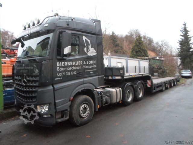 Standard SZM MERCEDES-BENZ 2663LS/ Broshuis 4 Achser/ Teletieflader
