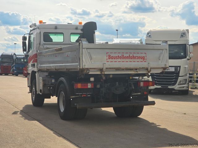 Three-sided tipper truck MERCEDES-BENZ ACTROS 1841 * 4X4-HYDRO * BORDMATIK *  MEILER