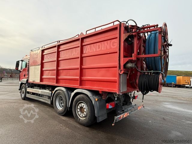 Vacuum tank truck MAN TGS 28.360 6x4H*4 Hydrodrive/Moos KSA VacuDrain