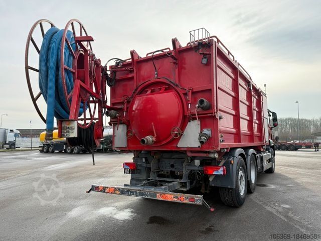 Vacuum tank truck MAN TGS 28.360 6x4H*4 Hydrodrive/Moos KSA VacuDrain