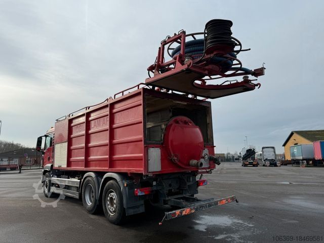 Vacuum tank truck MAN TGS 28.360 6x4H*4 Hydrodrive/Moos KSA VacuDrain
