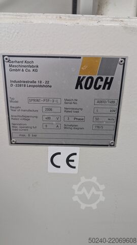 Dowel boring machine Koch Sprint PTP3-L