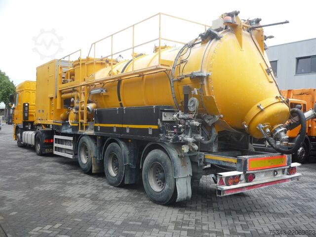 Tank Renders ROC 16.30 Droge stoffen oplegger Met DAF XF