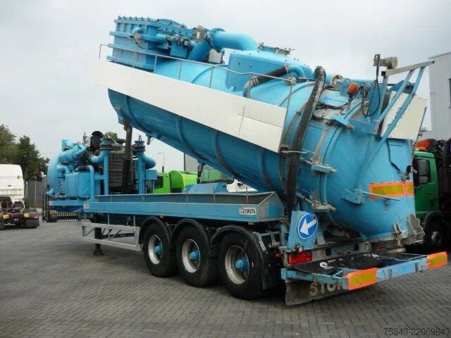 Suction vehicle Royen Ipsam Droge stoffen zuiger/Sucking and blowing ...