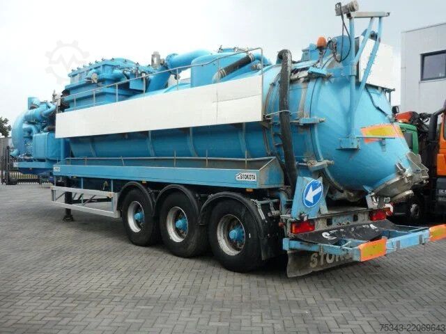 Suction vehicle Royen Ipsam Droge stoffen zuiger/Sucking and blowing ...