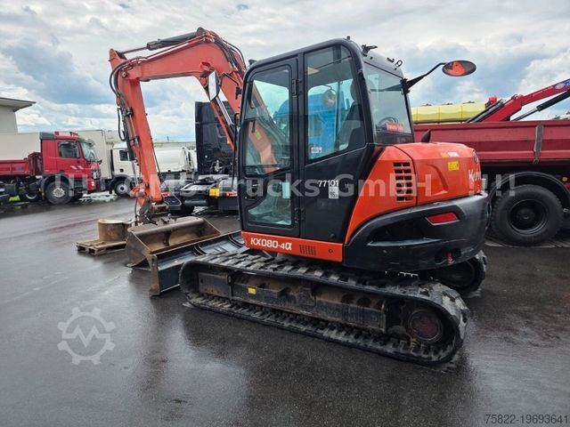 Minibagger KUBOTA KX 080 / Lehnhoff MS08 / Klima / D-Maschine
