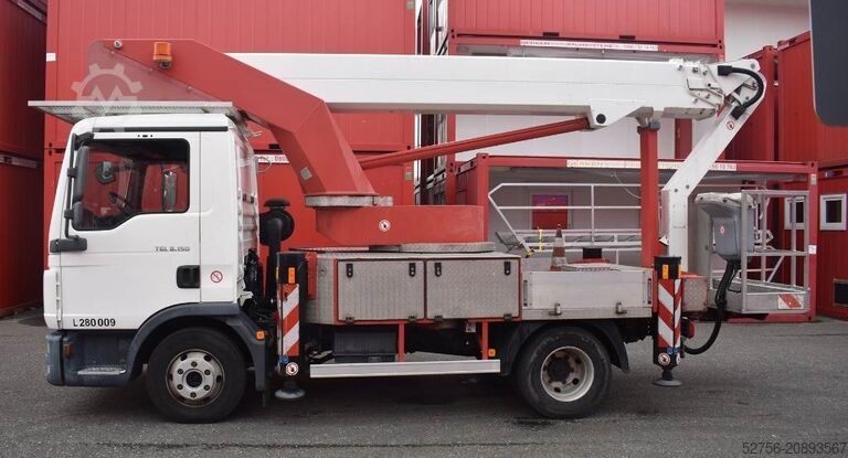 Truck aerial platform Palfinger TKA 28 KS Bison
