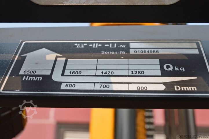 Schubmaststapler Jungheinrich ETV 216
