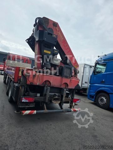 Flatbed truck MAN TGA 26.480 / 6X4 / Palfinger Kran PK 36002
