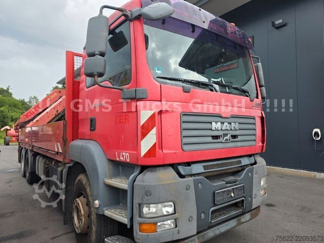 Truck mounted crane MAN TGA 26.480 / 6X4 / Palfinger Kran PK 36002