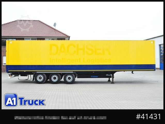 Box semitrailer KRONE SDK 27, Koffer, Doppelstock, 386.424km