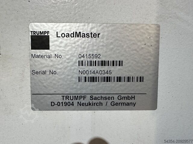 Laser cutting machine Trumpf Trulaser 5040 Type L69