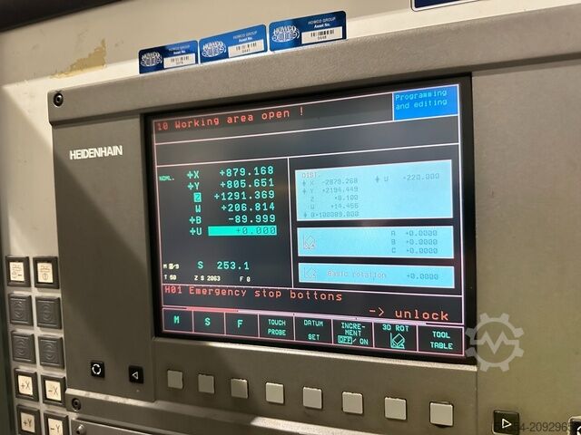 Horizontal Boring & Milling Machine Union KCU-130