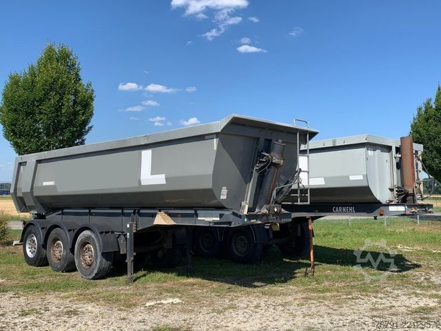 Tipper semitrailer CARNEHL CHKS/AH_ Alu Rundmulde_ Stahl Rahmen_ 4.700 kg