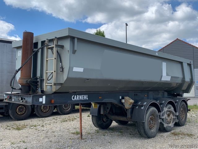 Tipper semitrailer CARNEHL CHKS/AH_ Alu Rundmulde_ Stahl Rahmen_ 4.700 kg