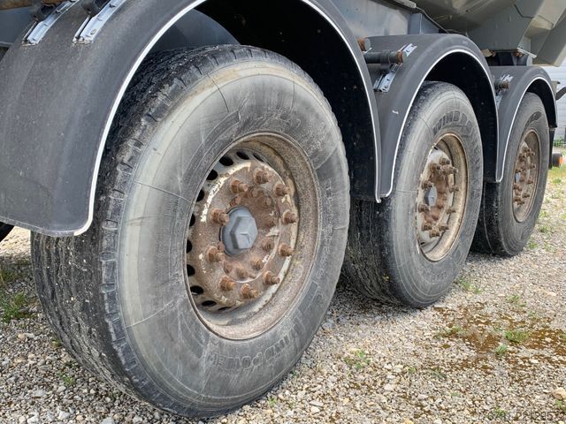 Tipper semitrailer CARNEHL CHKS/AH_ Alu Rundmulde_ Stahl Rahmen_ 4.700 kg
