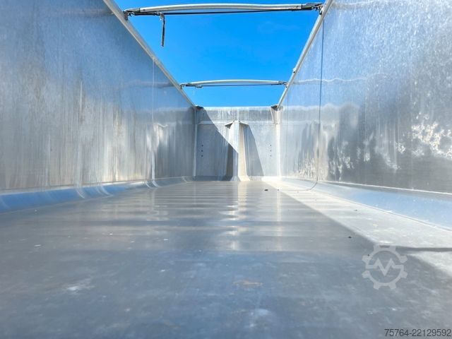 Tipper semitrailer BENALU 52m³ Alu Getreidekipper/5,5t LEER/Kombitür/MIETE