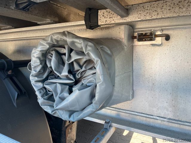 Tipper semitrailer BENALU 52m³ Alu Getreidekipper/5,5t LEER/Kombitür/MIETE