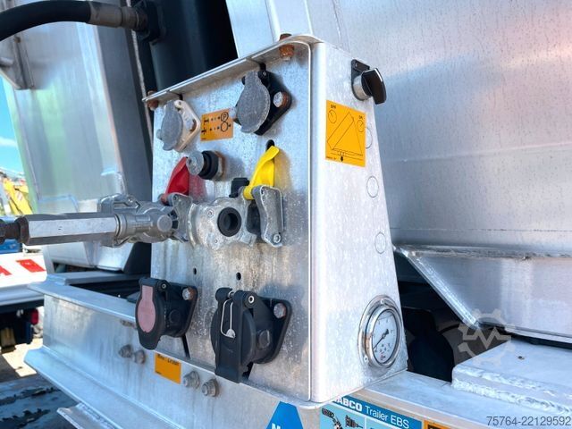 Tipper semitrailer BENALU 52m³ Alu Getreidekipper/5,5t LEER/Kombitür/MIETE