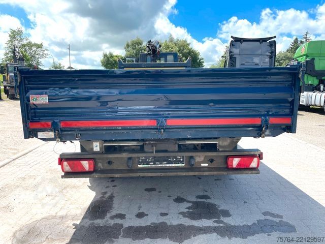 Three-way tipper trailer MÜLLER-MITTELTAL 3-Seitenstahlkipper / Rampen / breite Reifen!