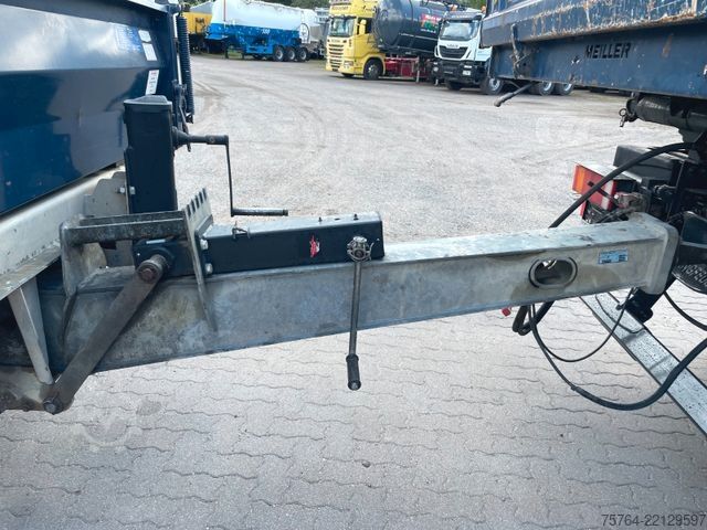 Three-way tipper trailer MÜLLER-MITTELTAL 3-Seitenstahlkipper / Rampen / breite Reifen!