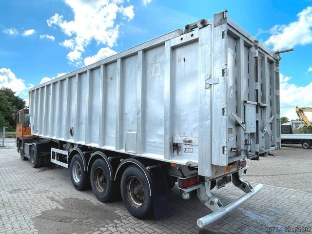 Tipper semitrailer BENALU ca. 48m³ Kippauflieger / ganz aus Alu / Kombitür