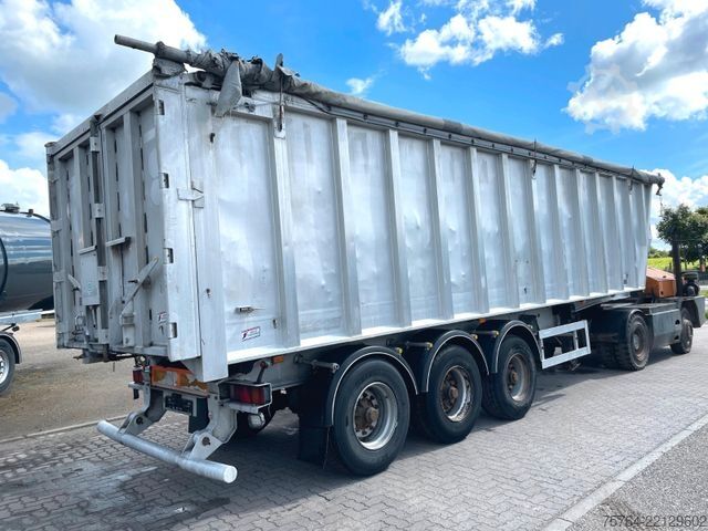 Tipper semitrailer BENALU ca. 48m³ Kippauflieger / ganz aus Alu / Kombitür