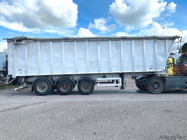 Tipper semitrailer BENALU ca. 48m³ Kippauflieger / ganz aus Alu / Kombitür